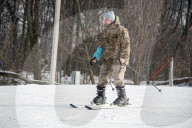 War veterans visit adaptive skiing training session in Kyiv