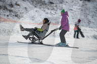 War veterans visit adaptive skiing training session in Kyiv
