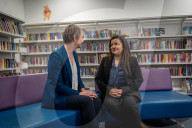 Home Secretary Yvette Cooper and Pat McFadden visits Wolverhampton
