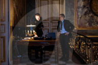 Le Premier ministre François Bayrou reçoit le rapport de la Cour des comptes sur l'état financier du système des retraites à Matignon