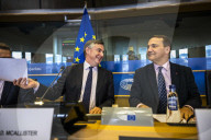 Polish Foreign Minister Rados?aw Sikorski outlines Poland's EU Presidency priorities at EU Parliament in Brussels, Belgium