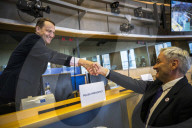 Polish Foreign Minister Rados?aw Sikorski outlines Poland's EU Presidency priorities at EU Parliament in Brussels, Belgium