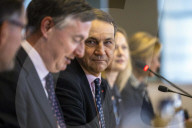 Polish Foreign Minister Rados?aw Sikorski outlines Poland's EU Presidency priorities at EU Parliament in Brussels, Belgium