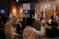Prime Minister Keir Starmer hosts children's press conference