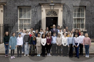 Prime Minister Keir Starmer hosts children's press conference