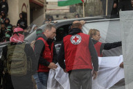 Al-Qassam Brigades hand over hostage Bibas family bodies