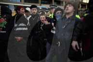 Protesters clash at UKIP protest