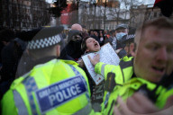 Protesters clash at UKIP protest