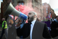 Protesters clash at UKIP protest