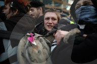 Protesters clash at UKIP protest