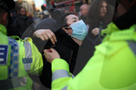 Protesters clash at UKIP protest