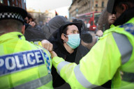 Protesters clash at UKIP protest