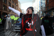 Protesters clash at UKIP protest