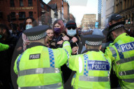 Protesters clash at UKIP protest