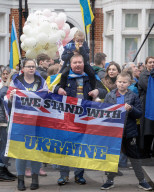\Solidarity With Ukraine' March London