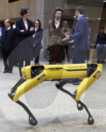Princess Anne visits robot lab