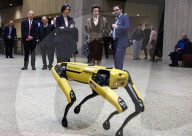 Princess Anne visits robot lab