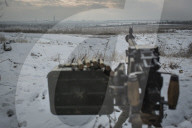 Pro-government forces fight in Ukraine 