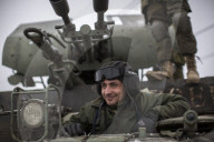 Pro-government forces fight in Ukraine 