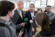 GoFundMe CEO Tim Cadogan visits Spellow Library Liverpool, UK.