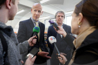 GoFundMe CEO Tim Cadogan visits Spellow Library Liverpool, UK.