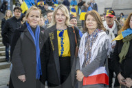 Demonstration in Brussels Marks Third Anniversary of Russia's Invasion of Ukraine
