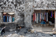 'Dead white person's clothes' mount up as Ghana's Kantamanto market struggles to rebuild after fire.