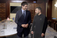 Briefing by Volodymyr Zelenskyy and Justin Trudeau