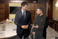 Briefing by Volodymyr Zelenskyy and Justin Trudeau