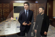 Briefing by Volodymyr Zelenskyy and Justin Trudeau