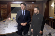 Briefing by Volodymyr Zelenskyy and Justin Trudeau