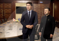 Briefing by Volodymyr Zelenskyy and Justin Trudeau