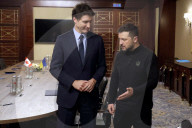 Briefing by Volodymyr Zelenskyy and Justin Trudeau