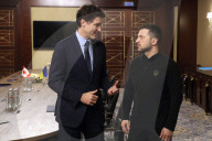 Briefing by Volodymyr Zelenskyy and Justin Trudeau