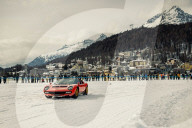 FEATURE - Lamborghinis fahren auf dem Eis in St. Moritz, um das Jubiläum des Lamborghini Polo Storico zu feiern