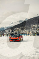 FEATURE - Lamborghinis fahren auf dem Eis in St. Moritz, um das Jubiläum des Lamborghini Polo Storico zu feiern