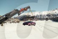 FEATURE - Lamborghinis fahren auf dem Eis in St. Moritz, um das Jubiläum des Lamborghini Polo Storico zu feiern
