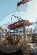 FEATURE - Lamborghinis fahren auf dem Eis in St. Moritz, um das Jubiläum des Lamborghini Polo Storico zu feiern