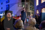 Campaign Against Anti-semitism protests outside the BBC following airing of Hamas propaganda film. London, UK.