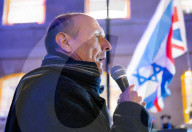 Campaign Against Anti-semitism protests outside the BBC following airing of Hamas propaganda film. London, UK.