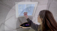 3D printed mobile home made from recycled plastic bottles.