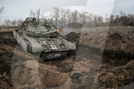 Ukraine’s 128th Mountain Assault Brigade tank battalion