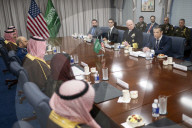 US SecDef Hegseth hosts Saudi Arabia Defense Minister Prince Khalid bin Salman Al Saud