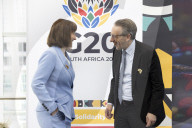 Rachel Reeves UK Chancellor of the Exchequer attends the G20 FMCBGs in South Africa