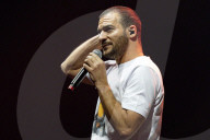 Les artistes se produisent lors du concert "Scoop Live" de Radio Scoop à la LDLC Arena de Décines près de Lyon