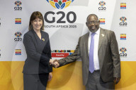 Rachel Reeves UK Chancellor of the Exchequer attends the G20 FMCBGs in South Africa