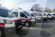 Zakarpattia receives new ambulances for emergency medical care