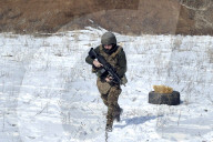 Ukraine Khartiia Brigade infantry live fire exercise