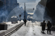 Violent protests in Athens on rail crash anniversary 