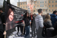 Violent protests in Athens on rail crash anniversary 